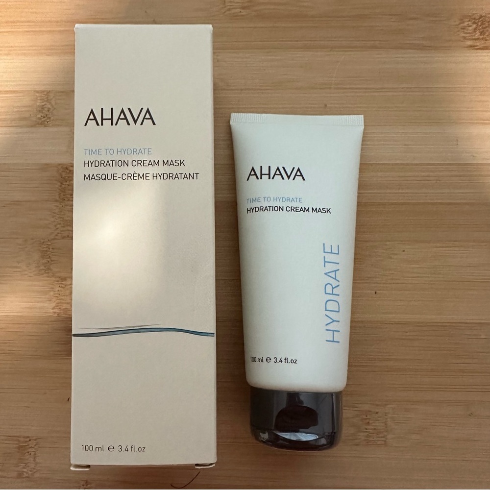 AHAVA Time to Hydrate Hydration Facial Cream Mask, 3.4 fl. oz. New In Box